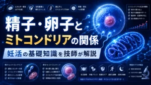 精子・卵子とミトコンドリアの関係｜妊活の基礎知識を技師が解説