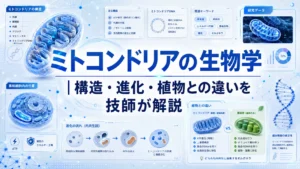 ミトコンドリアの生物学｜構造・進化・植物との違いを技師が解説
